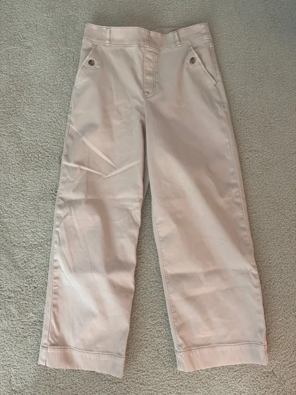 SPANX Wide-Leg Pull-On Pants in Peachy Beige - Image 2