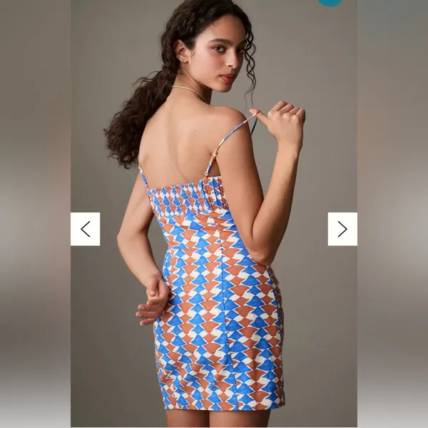 Maeve By Anthropologie Size 16 The Ophelia Sleeveless Linen Slim Mini Dress - Image 2