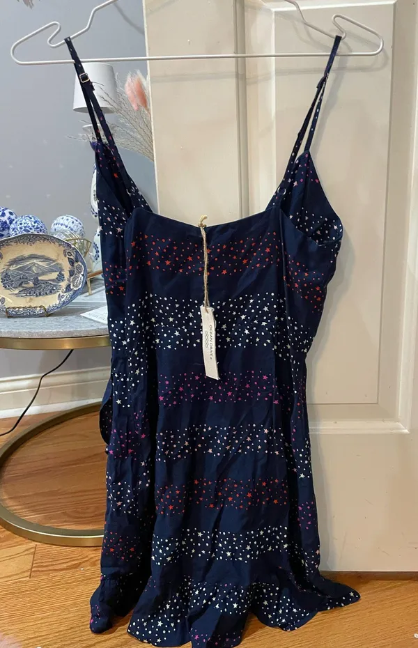 Ocean Drive Dress Mini stars blue size small - Image 2