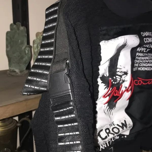 MZJLfashion Grunge Gothic Goth black long sleeve Y2K Rock Emo shirt - Image 7