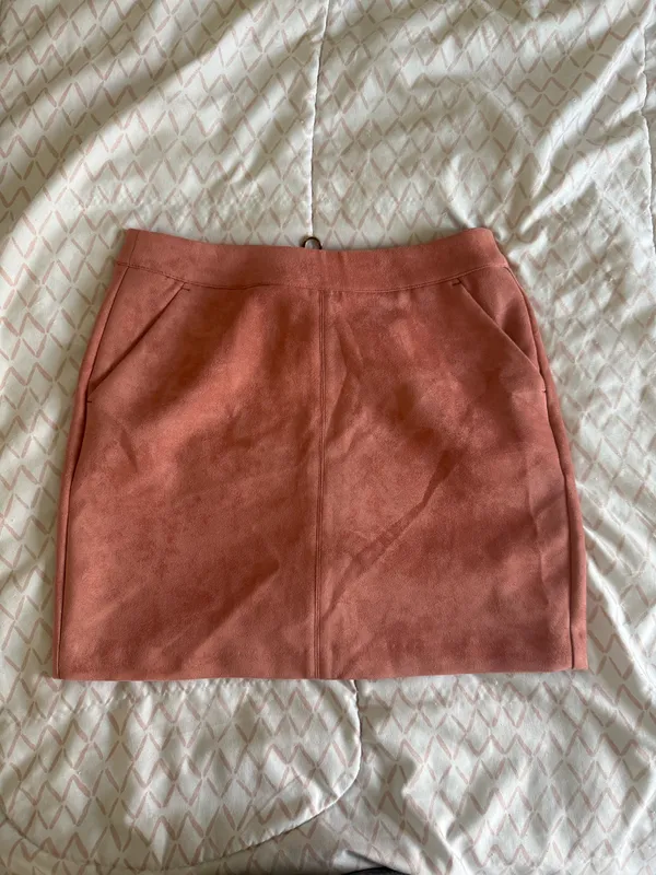 Vero Moda Suede Mini Pencil Skirt - Image 2