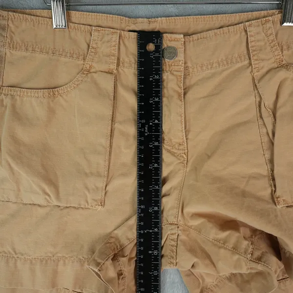 J‎ Crew Shorts Womens 6 City Fit Khaki Brown 33x5 Zipper Back Pockets Cotton - Image 6
