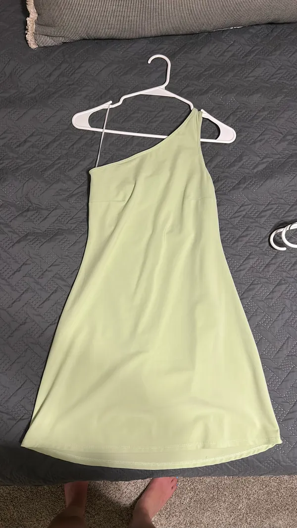 Abercrombie & Fitch One-Shoulder Traveler Mini Dress - Image 3
