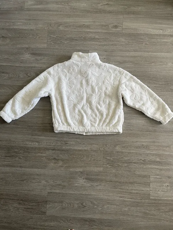 Gilly Hicks Sherpa Zip-Up Sweatshirt - large - Image 4
