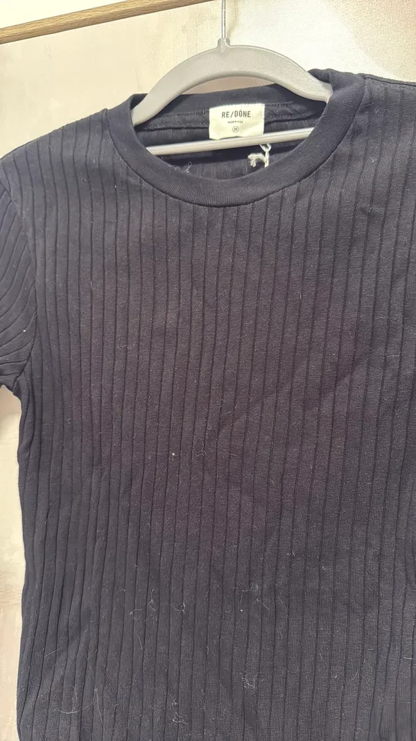 Redone black ribbed sweater - Image 3