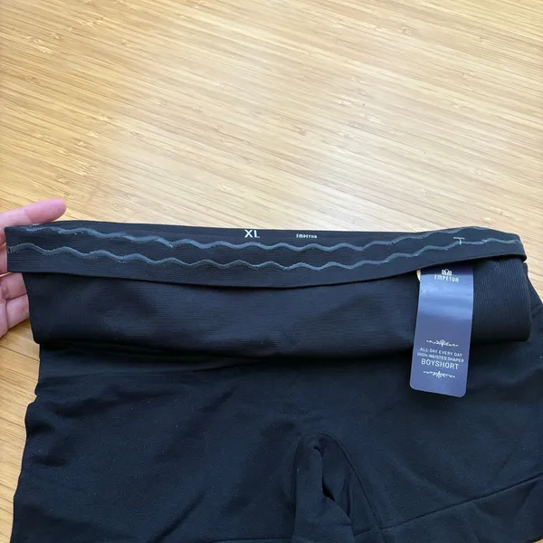 Shapermint Empetua Black XL High Waisted Shaper Boyshort 18437 Shapewear - Image 7