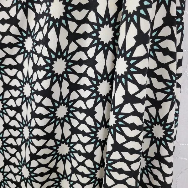 Maggie London Stitch Fix Dress 22W Black White Cenna Jersey Starbust Mini NEW - Image 12
