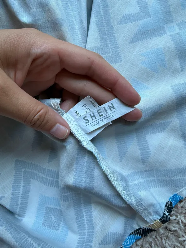 Shein Patterned Button Up Top  - Image 3