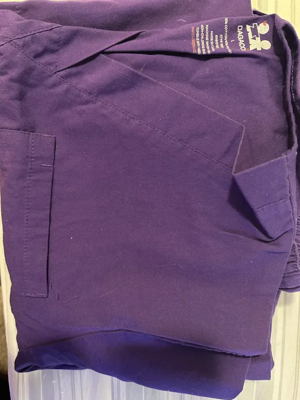 Dagacci Scrubs Purple Size L - Image 2
