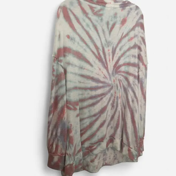 Free People We The Free “Best Catch” Tie Dye Pullover – Cozy Indie Loungecore M - Image 7