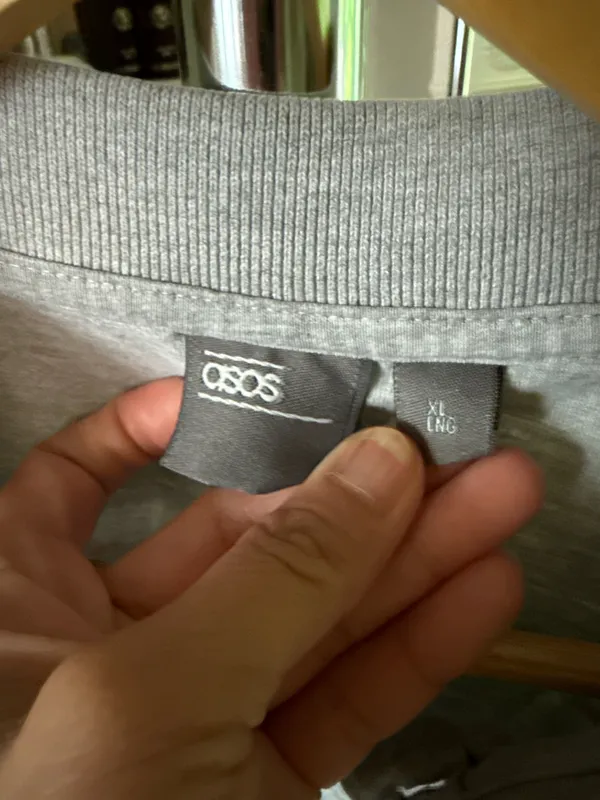 ASOS Gray Melange Polo Shirt - Image 3