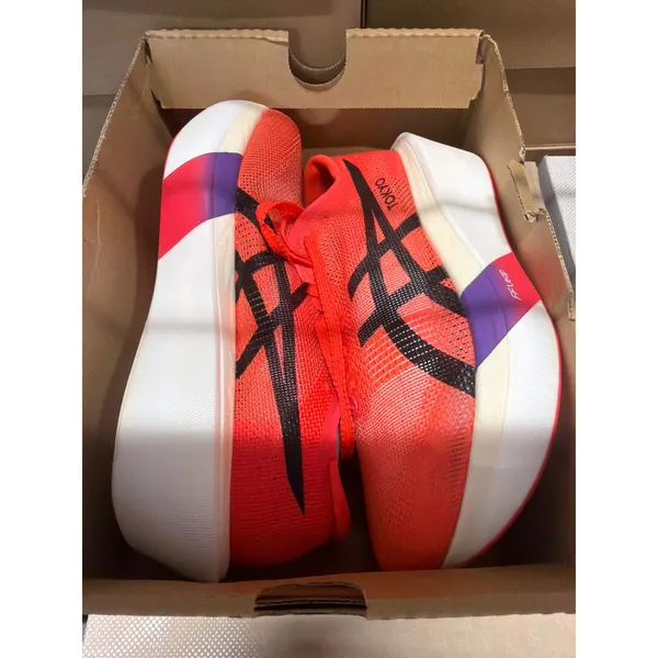 ASICS Metaspeed Sky Tokyo Flash Red/black Womens Size 7 Mens Size 5.5 NWB No Lid - Image 9