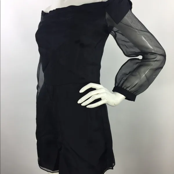 Dazy Silk Romper Black Sz XS - Image 14