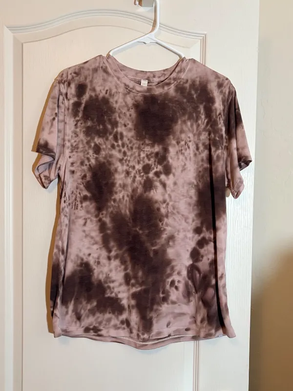 Lululemon All Yours Tee Color: Marble Dye Silky French Press - Image 2