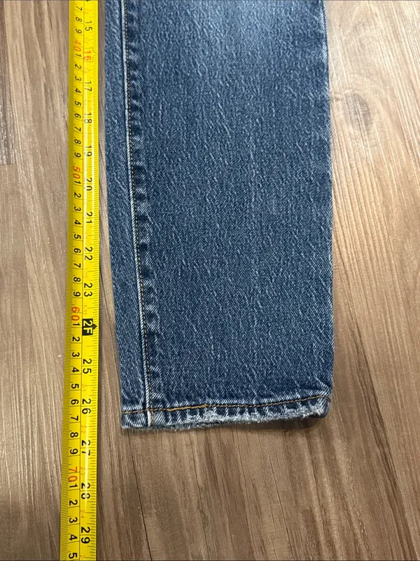 Levi’s Premium Wedgie Icon Fit Ankle Jeans 25 Salsa Step Big E $98 - Image 12