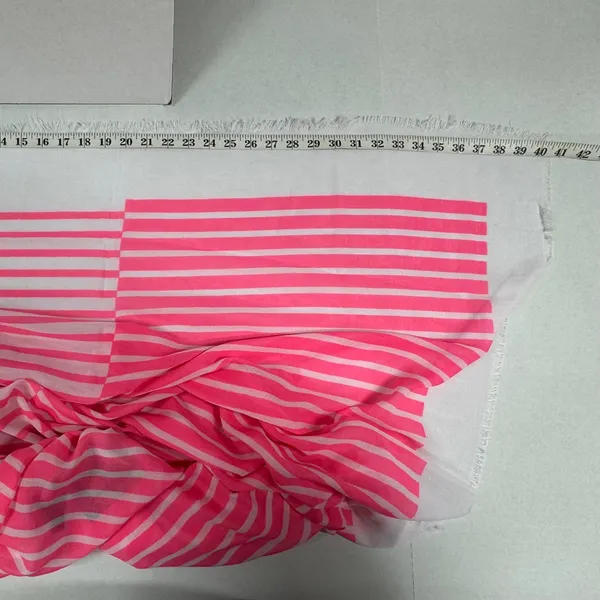 Steve Madden‎ Pink and White Striped Oversized Scarf or Wraps - 74"x40" - NEW. - Image 9