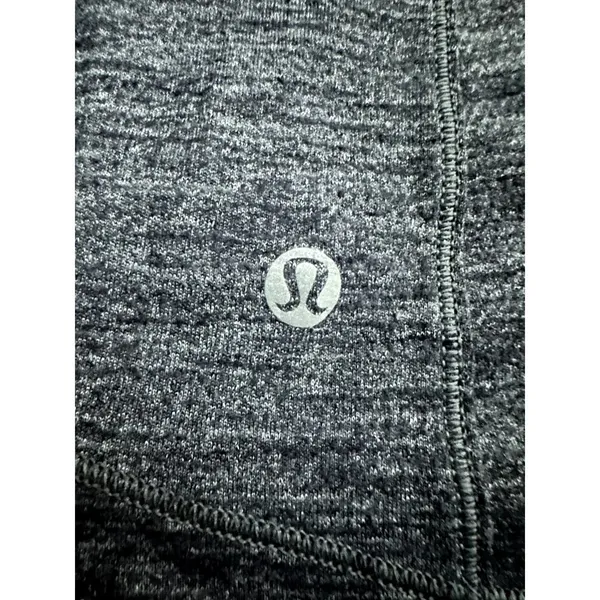 Lululemon 5 Mile Long Sleeve Tiger Space Dye Dark Slate Black - Image 5