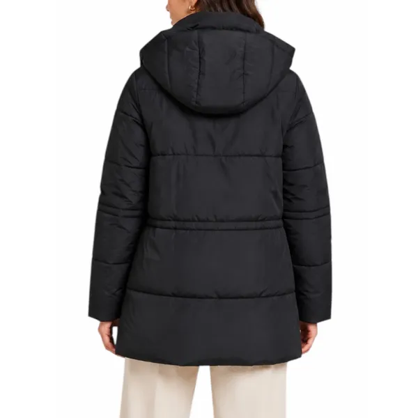 J. Crew New Chateau Puffer Coat Water Resistant Black Size M - Image 2