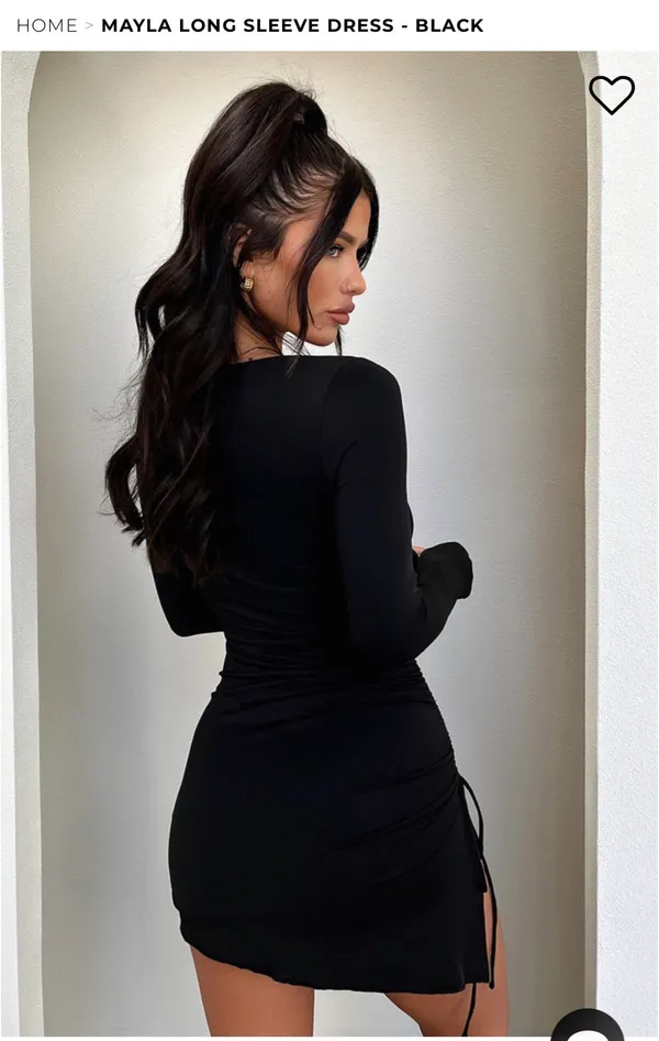 That’s so fetch Mayla long sleeve dress  - Image 2