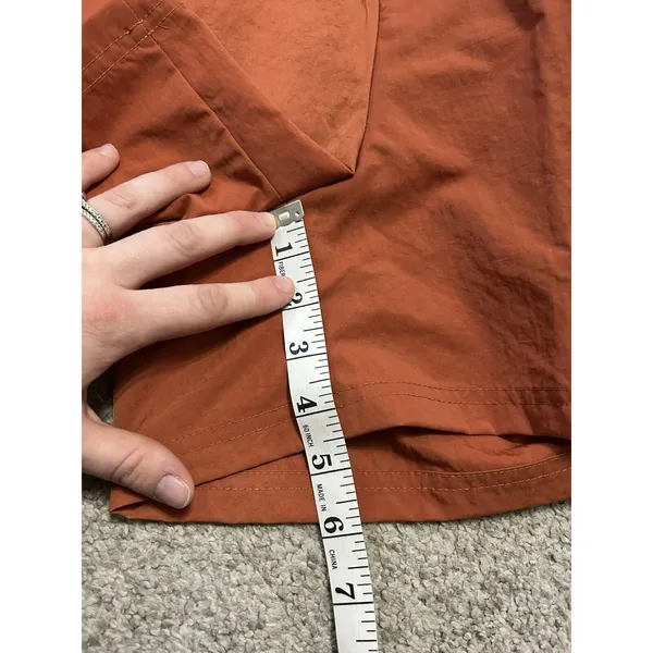 Nike Womens Loose Fit High Rise Shorts Burnt Orange‎ Small - Image 7