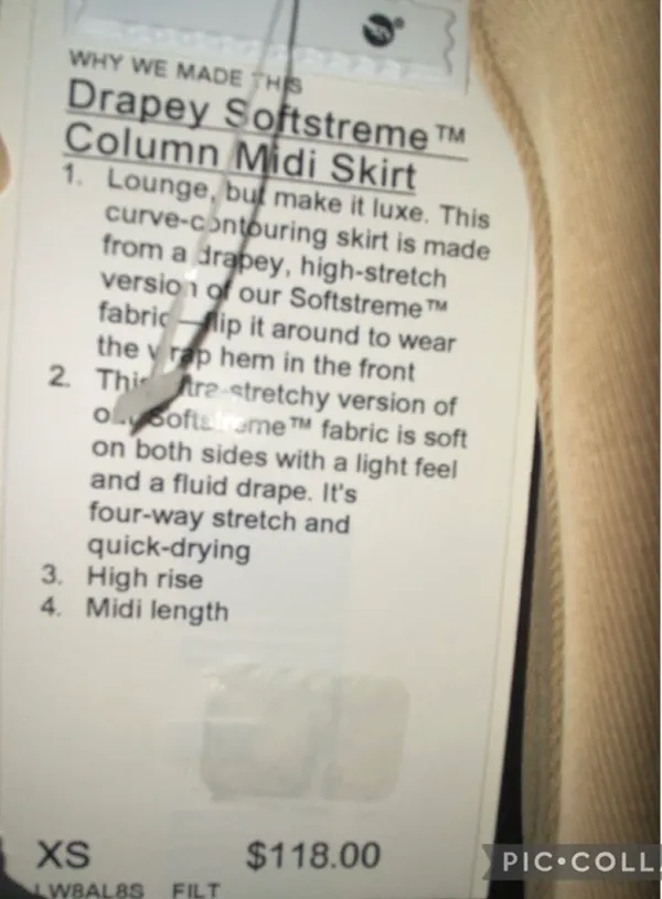 Lululemon Tan Skirt XS - Image 3