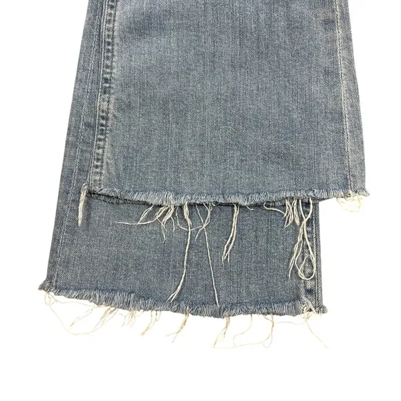 Citizens of Humanity Isola Cropped Boot Jeans 25" Lawless Stretch Raw Hem USA‎ - Image 8