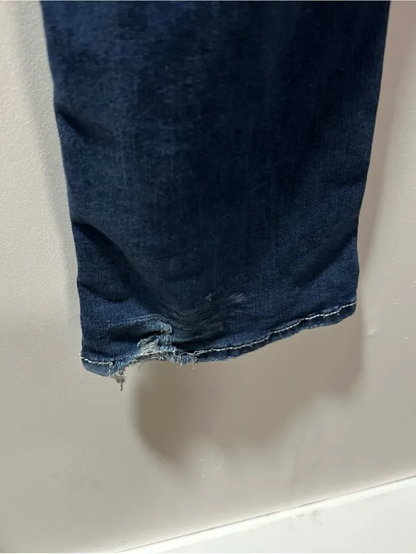 Rock Revival Dark Blue Women's Bootcut Jeans with Embroidered Pockets - Image 3