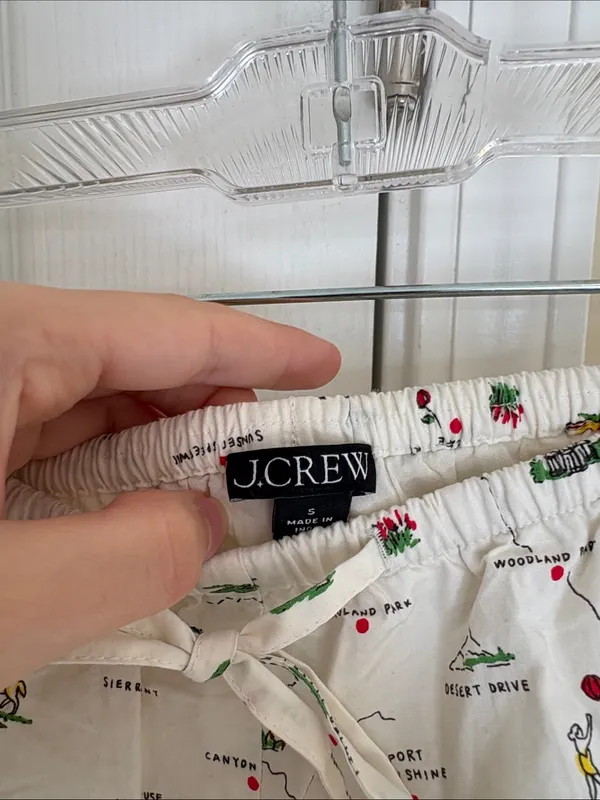 J. Crew Cosmo short in map-print cotton poplin S - Image 7