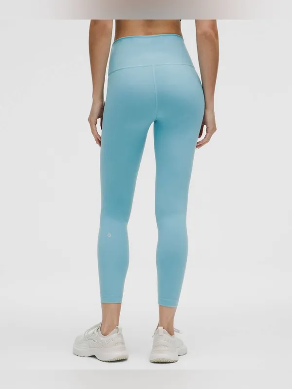 Lululemon Wunder Train High-Rise Tight 25” Washed Blue Size 4‎ Leggings - Image 2
