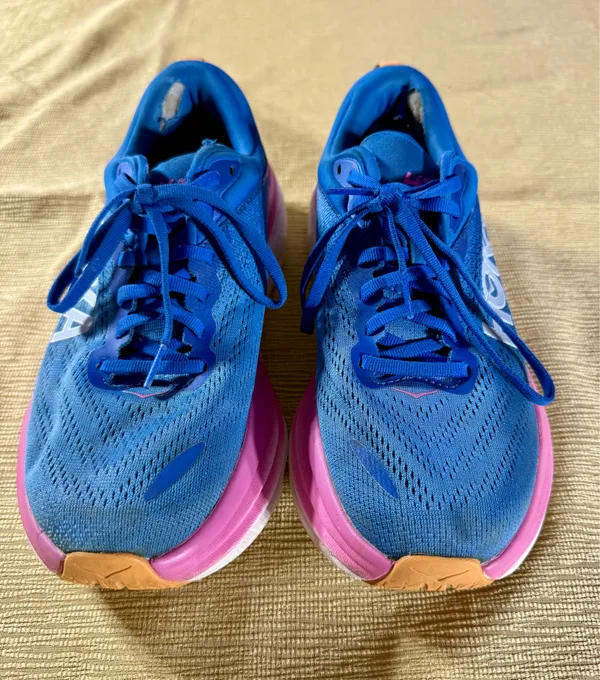 HOKA Bondi 8 Women’s Size 8 Coastal Sky Blue Pink Running Shoes 1127952 - Image 10