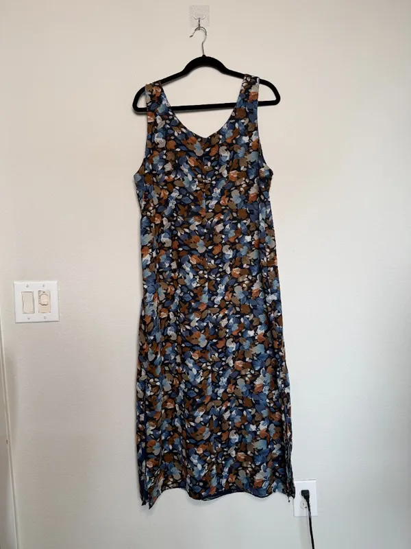 Vintage 90s Long Maxi Sundress XL - Image 5