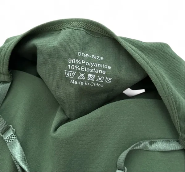 Olive Green Minimalist Sports Bra with Adjustable Straps - Image 9