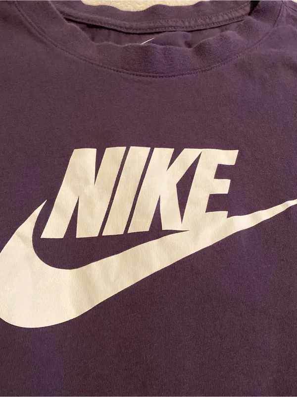 Purple Nike Crop Top - Image 5