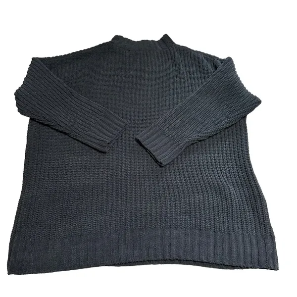 Arizona Jena Co women's size large black knit sweater - Image 3