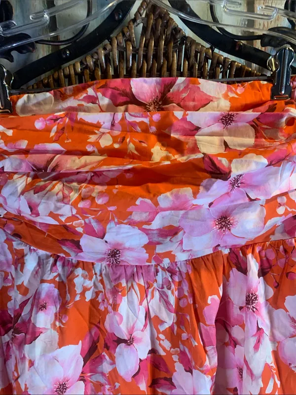 Vici Floral Sleeveless Dress Size L - Image 4