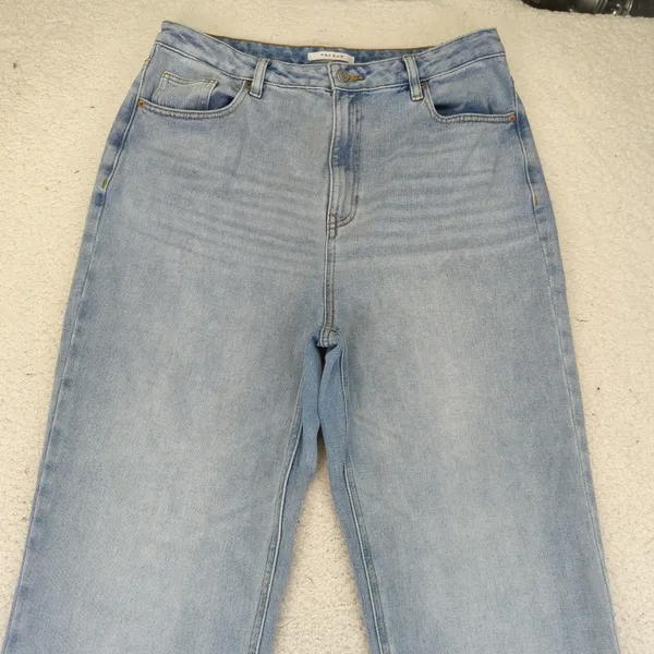 Pacsun 90s Boyfriend Jeans Womens Size 32‎ Light Wash High Rise Straight Leg - Image 3