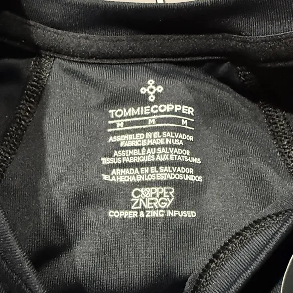 Tommie Copper‎ Posture Support Shirt Black Size M - Image 7