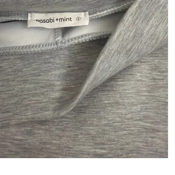 Wasabi + Mint Skirt Gray French Terry Athletic Everyday Skort Size Small - Image 4