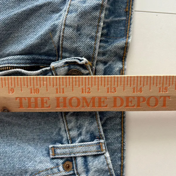 Levi VtG 90s 550‎ Jeans Light Wash Relaxed Fit Denim Women's Size 12 Medium - Image 10