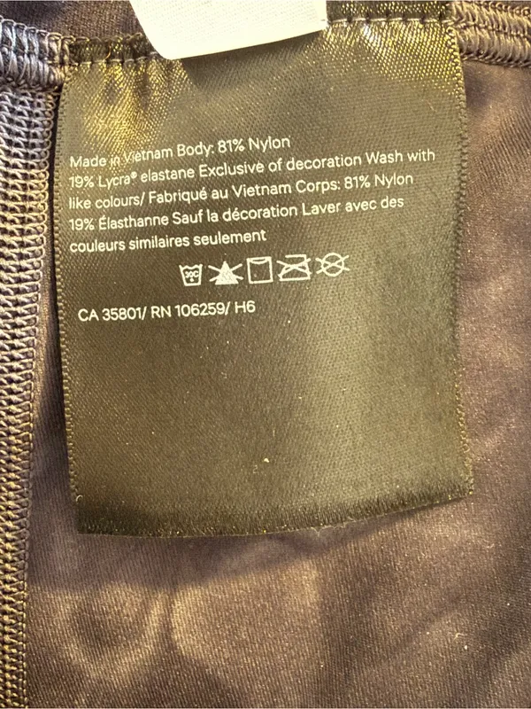 NWT Lululemon Align HR Crop 17" Leggings Diamond Dye Pitch Grey Graphite Grey 14 - Image 8