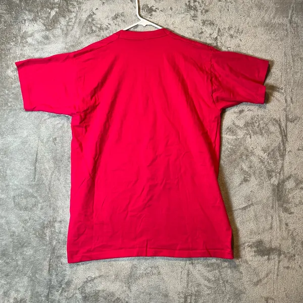 Vintage Disney Sz XL Mickey and Friends Atlanta Graphic Tee Pink Single Stitch‎ - Image 4
