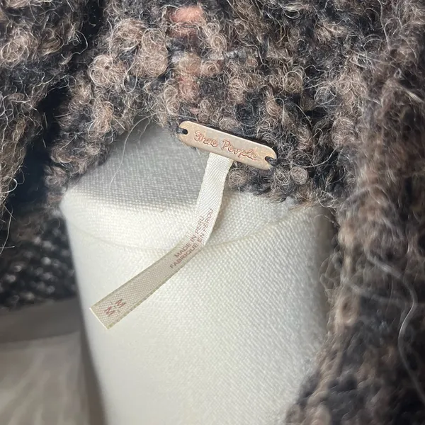 Free People Brown Alpaca Blend Knit Turtleneck She’s All That Tunic Sweater - Image 6