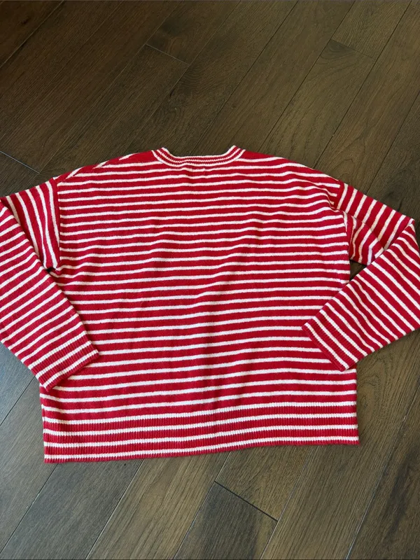 A New Day Women's Valentine's Pullover Heart Sweater XL - C30-058 - Image 8