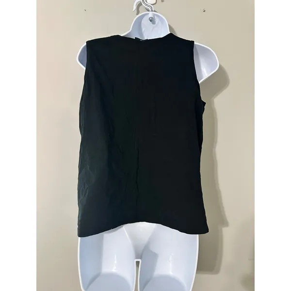 ASOS DESIGN Maternity Tank Top US 6 Black Sleeveless‎ Cotton Blend - Image 3