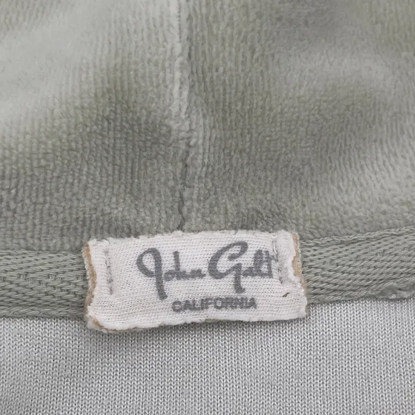 John Galt Brandy Melville Velour Zip Up‎ Hoodie Women OS Crop Soft Street Y2K - Image 8