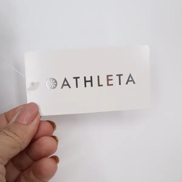 Athleta Vital Cinch Bra Slate Blue Grey Light Impact Sports Bra A-C Cup Large - Image 4