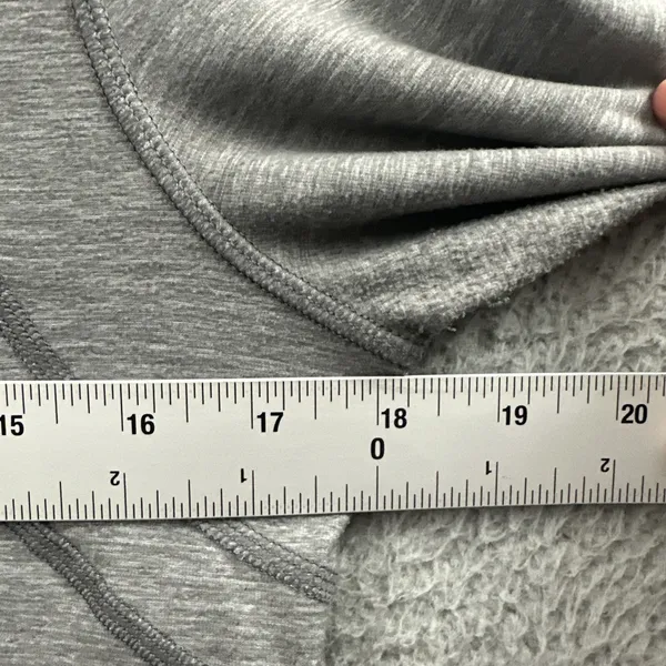 Lululemon Define Jacket Brushed Heathered Slate Gray Athletic Athleisure Size 10 - Image 6