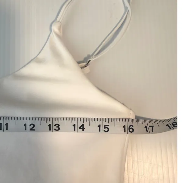 Abercrombie Fitch White Slip Dress Spaghetti Strap‎ Mini Dress Womens - Image 10