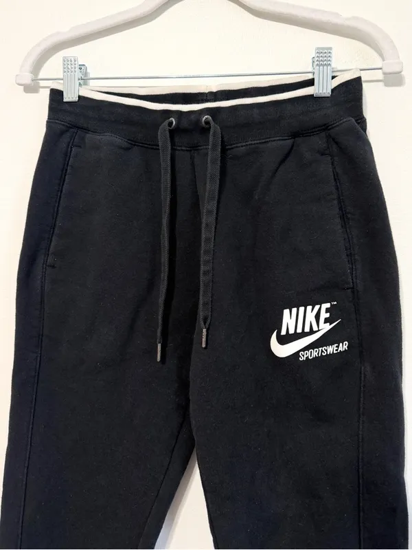 Nike Women’s Joggers Size XS Black Cotton Sweatpants - Image 3