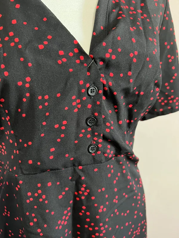 Nasty Gal Polka Dot MIDI Dress - Image 9